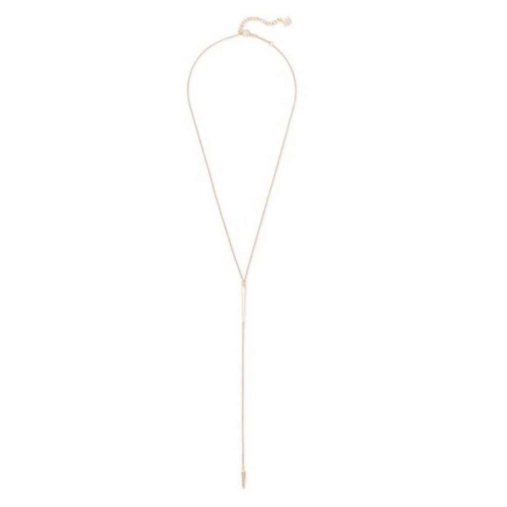 Kendra Scott Vivian Necklace In Rose Gold NWOT - Picture 2 of 7